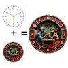 30cm Round Glass Wall Clock That Is Sure To Draw Compliments from Visitors