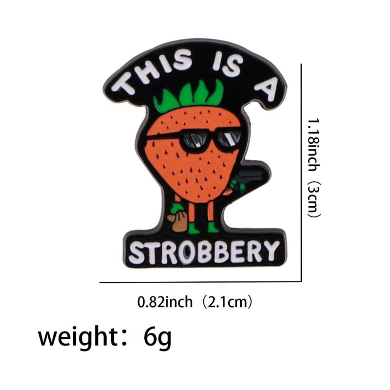 Stylish Enamel Brooch Pin Compacts Design Humorous Quote Design Metal Badges For Outfits Backpacks Daily Wear Decoration