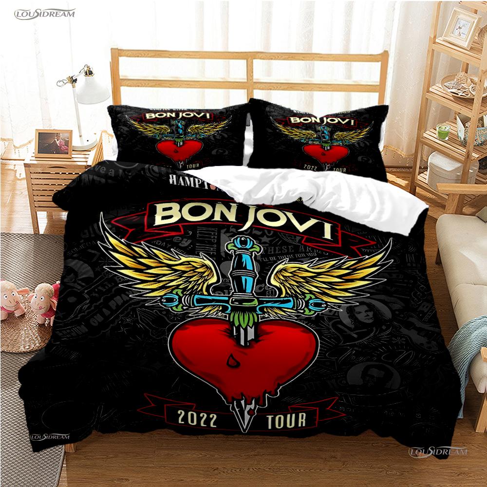 Casal Rock Band All Season Duvet Cover Comforter Bedding Sets Soft Quilt Cover and Pillowcases Boys Single/Double/Queen/King