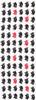 IKS Chusen Tenugui Hand Made In 34 X Prime Fabric Towel, Japan, 88cm, 100% Cotton, (Unfinished) (Pig White)
