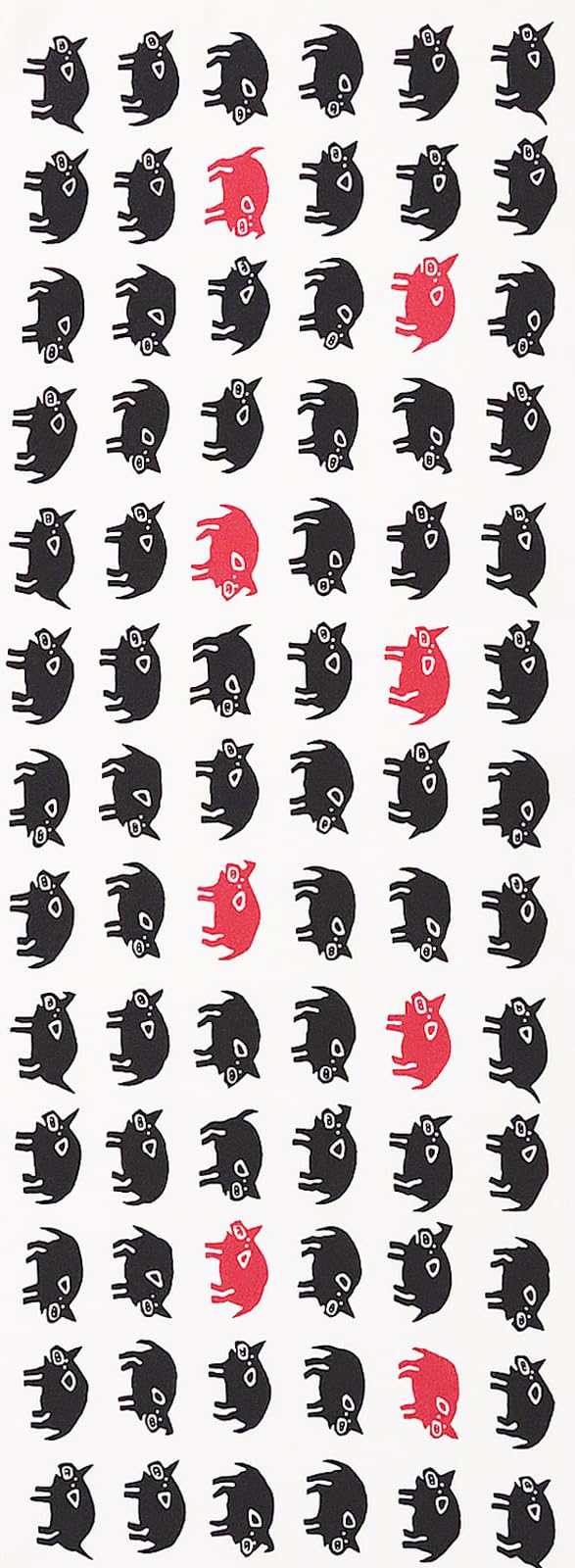 

IKS Chusen Тэнугуи ручной работы из ткани премиум-класса, Япония, 88 см, 100% хлопок, (Незаконченный) (Поросенок Белый)