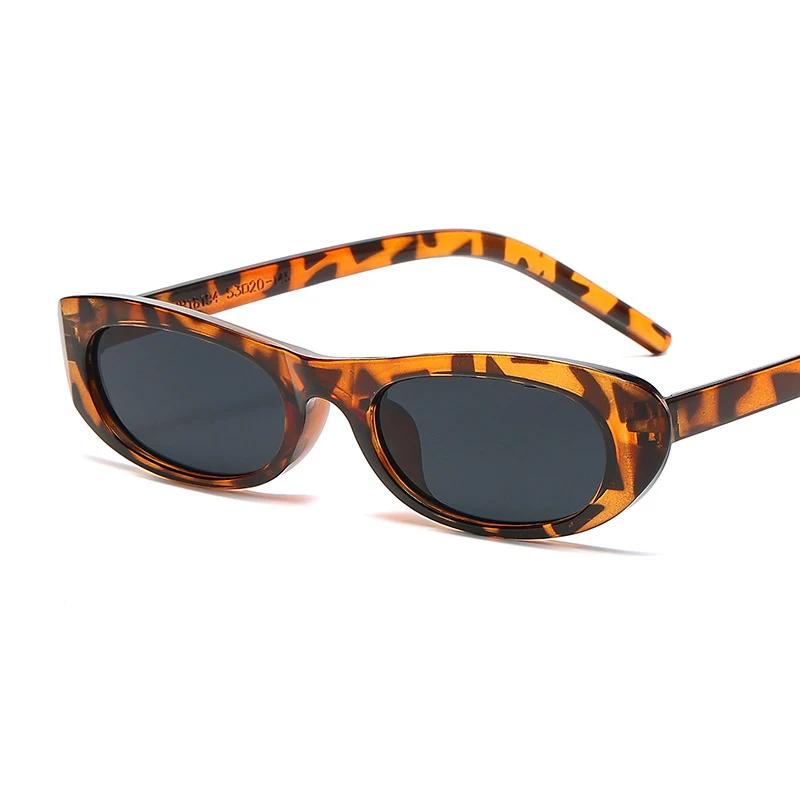 Small Frame Oval Sunglasses Women Brand Designer Vintage Mirror Sun Glasses Female Personality Fashion Shades