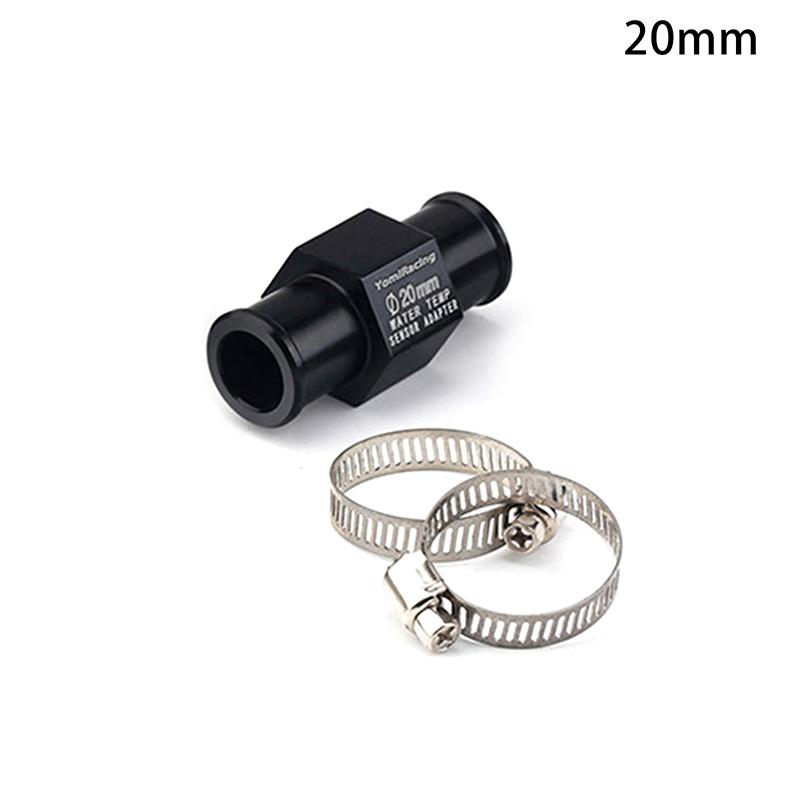 Black Water Temperature Gauge Radiator Temperature Water Temperature Connector Pipe Sensor 16Mm 18Mm 20Mm 22Mm Hose Adapter