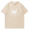 Loose And Comfortable Short Sleeves Unisex Unisex Oversized Clothes Summer New Cotton Unisexs Tshirts Spider Pattern Printed Tees