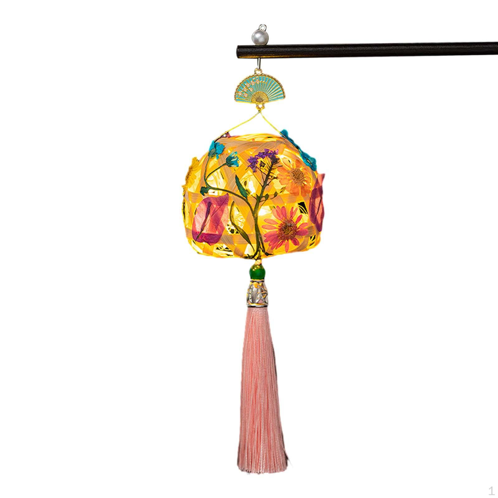 DIY Craft Kits, Mid Autumn Festival Lantern Making Handle Antique Chinese for Style A