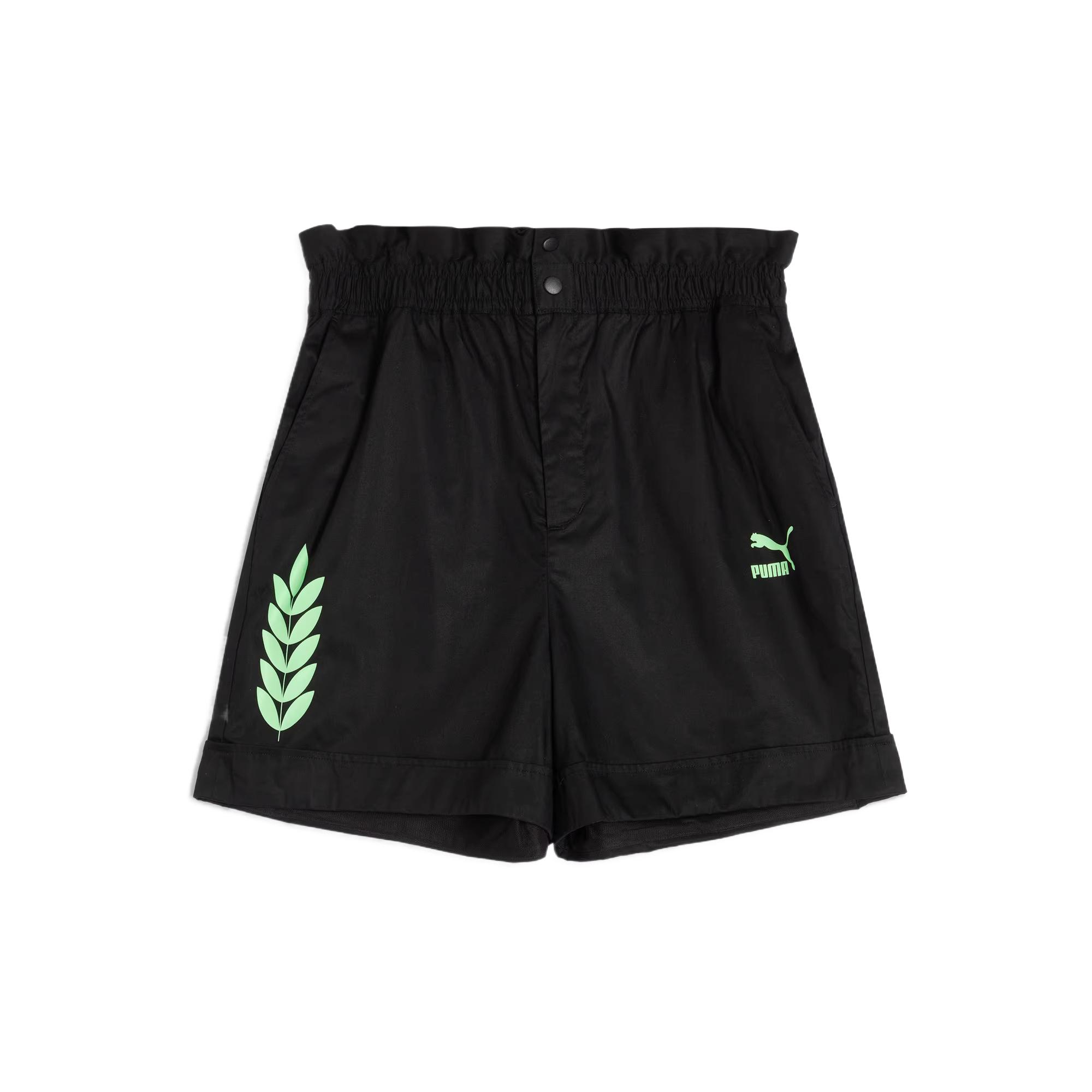 

Puma Удобные Простые Мягкие Бриджи Капри Женские шорты Черные 626621-01 S