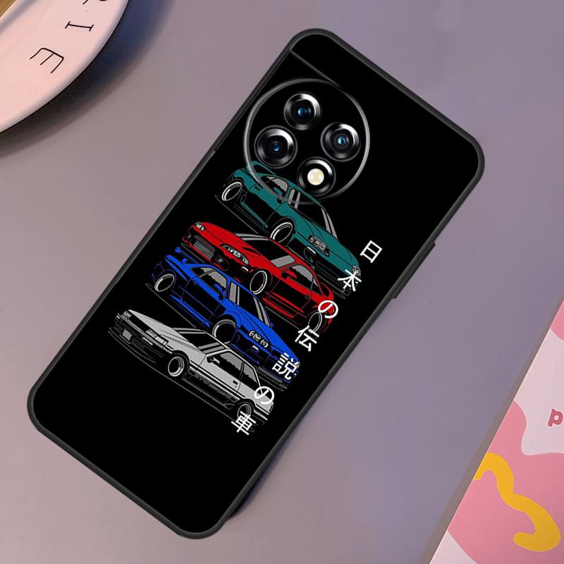 Sports Car JDM Tokyo Drift Case For OnePlus Nord 3 2T N10 N20 CE 2 Lite OnePlus 9 10 Pro 9RT 10R 10T 12R 11 12 Cover
