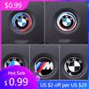 2025 Hot 1Pcs 46mm Car Steering Wheel Badge Emblem Sticker For All BMW Series E36 E46 E53 E90 E60 E61 E93 E87 X1 X3 X5 X6 F30 F2