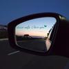 Rear View Mirror Sticker Drive Safe I Love You Car Mirror Sticker Waterproof Interior Decor For Automotive Vehicle Dashboard