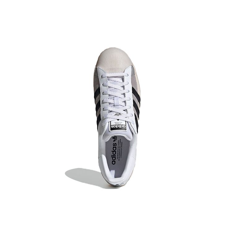 Adidas Superstar Hvite Lys Grafittgrå Unisex Sneakers Skyhvite Kjerne-Svarte FX5565