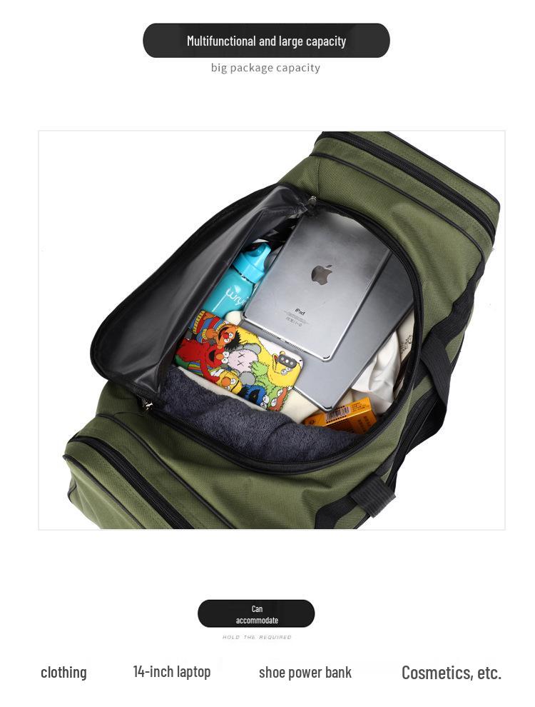 Multi-Functional Foldable Travel Bag for Men and Women - Large Capacity Handheld Luggage for Long and Short Business Trips