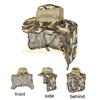 49MD Camouflage Mesh Sun Hat for Various Age Breathable Fisherman Hat with Neckflap Sweat Absorbent Hat for Outdoor Activity