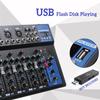 מיקסר אודיו נייד 7 ערוצים בלוטות' עם USB קונסולת מיקסר סאונד DJ שקע MP3 מגבר קריוקי קריוקי KTV התאמה 33x23x4 ס"מ
