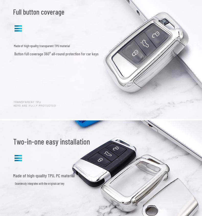 Volkswagen Magotan 19/Passat B8 Soft Rubber Key Case Cover