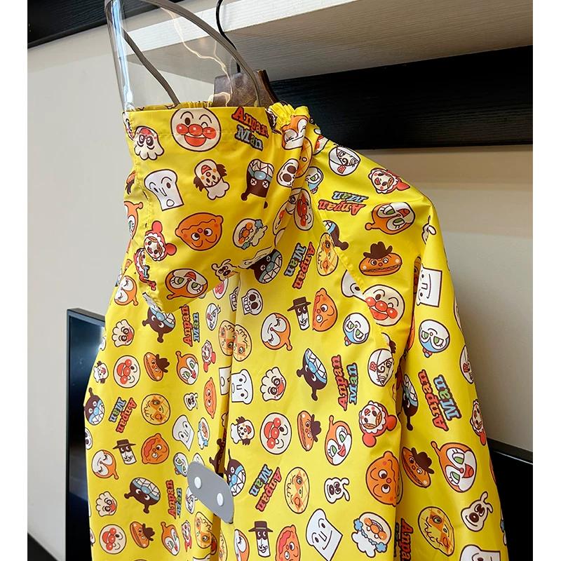 Children's Raincoat 2026 New Model for Primary School Students Cartoon Anime Lightweight Quick-Dry Waterproof Split Long Zipper Rain Poncho