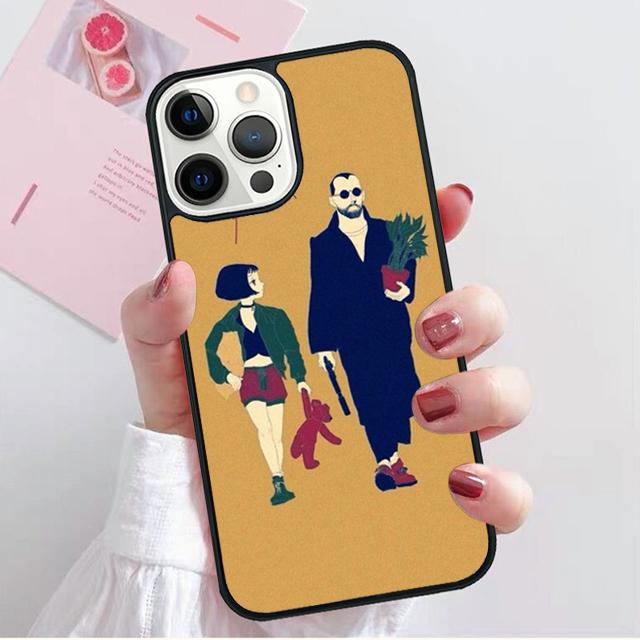 Leon Matilda Natalie Portman Movie Phone Case Cover For iPhone 17 Air 15 16e Pro Max 14 13 12 11 Pro Max Plus Shell