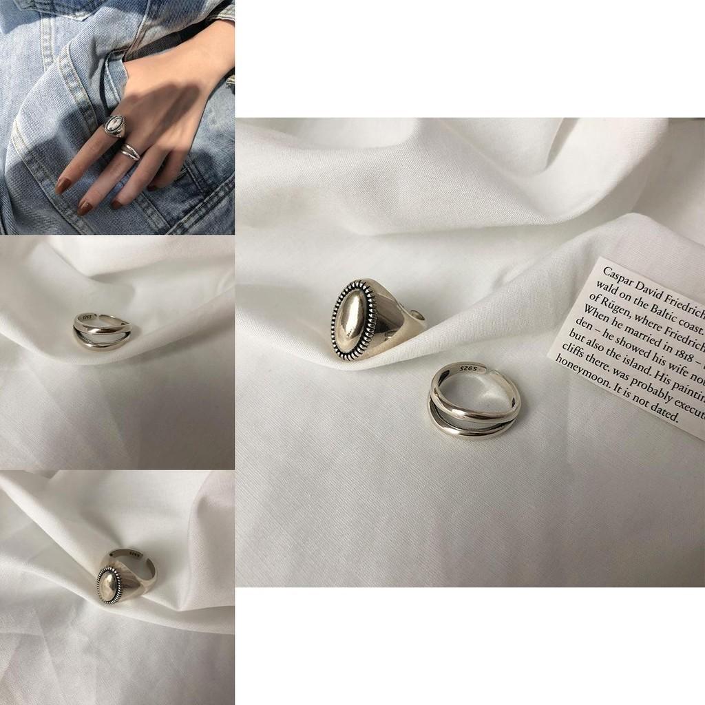 Elegant 925 Sterling Silver Adjustable Open Ring For Women With Trendy Unique Design