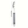2pcs Creative Stainless Steel Chili Corer Bitter Gourd Chili Seed Remover Core Digging Knife Pepper Slicer Vegetable Slicer