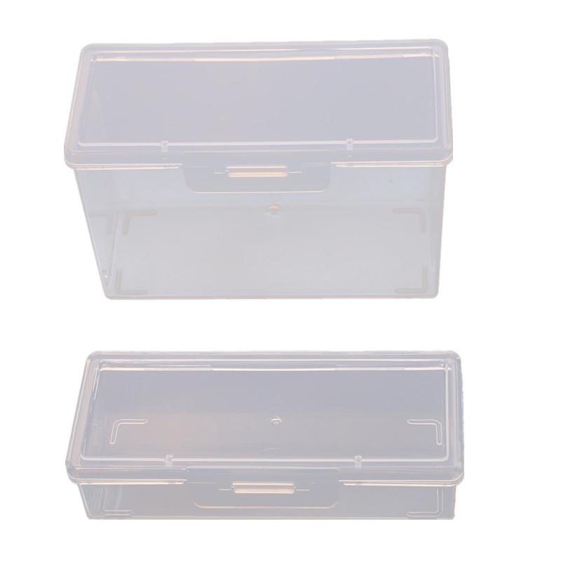 Portable Storage Box Travel Transparent Medicine Box Cotton Swab Holder Case Jewelry Organizer Dust-proof Container Accessories