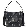 New York Yankees Polyurethane And Polyester Bucket Bag Women Handbags Black 3ABMME16N-50BKS