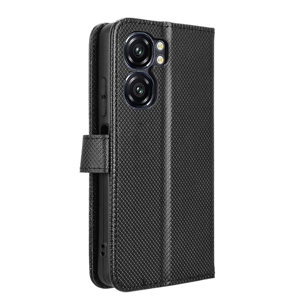 Dla Oukitel C58 Pro/C58 Etui Skóra PU Tekstura diamentowa Portfel Pokrowiec na telefon
