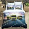 Set Biancheria da Letto Stampata Retrò Camion DAF 3D Set di Biancheria da Letto Raffinato Copripiumino Set Copripiumino Set Biancheria da Letto Lusso Regalo di Compleanno