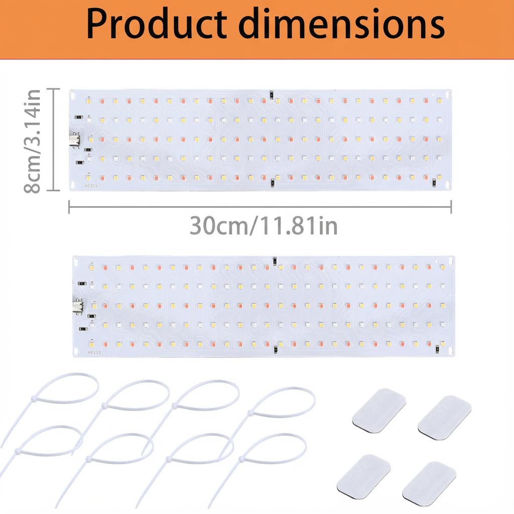 Full Spectrum LED Grow Light, Plant Lights with Auto Cycle Timer & 10 Dimming Options, Perfect for Growth Stages on Indoor Plant