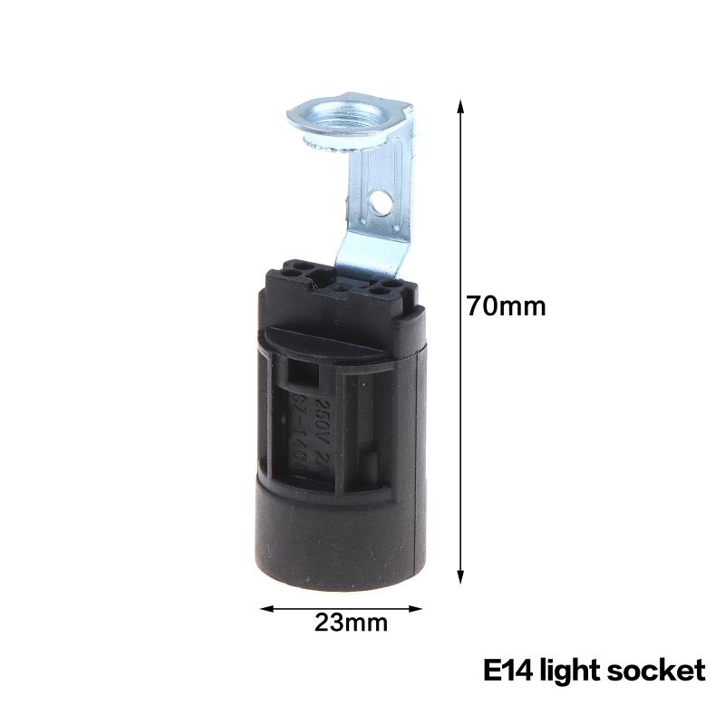 55-100Mm E14 Light Candelabra Base Socket Bulb Holder Candles Lamp Replacement Adjustable Led Chandelier Cover Bases Holder