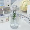 With Straw Transparent Sports Water Cup Bounce Lid Large Capacity Sports Kettle  Summer