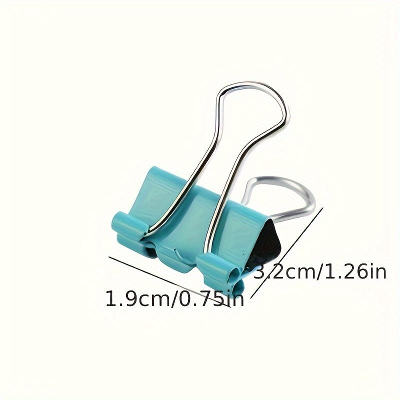 Colorful Long Tail Clips - 1 Box, Assorted Sizes for Office Organization, Paper & File Holding, Test Papers, and Drawing Boards