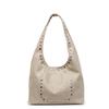 Bags Women's New Summer Trendy Fashion Rivets Commuter Shoulder Locomotive Bags Large Capacity Tote Bags