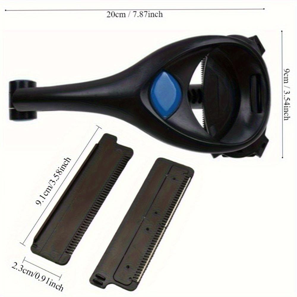 Back&body Shaver FOR MEN, Trimmer, Groomer, DIY, Ergonomic Handle, for The Whole Body, and Back Shaver Replacement Blade Set (Sold Separately)