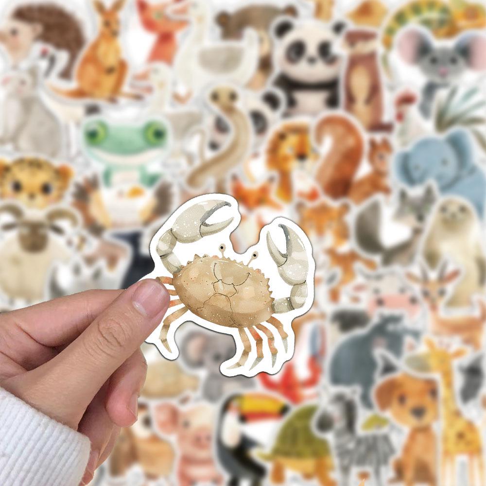 50 Cute Cartoon Stickers for Kids - Book & Phone Decor (Set of 50)