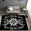 Moon Star Non Slip Rug Ultra Soft Floor Mat for Living Room Bedroom Celestial Theme Decor for Indoor Outdoor