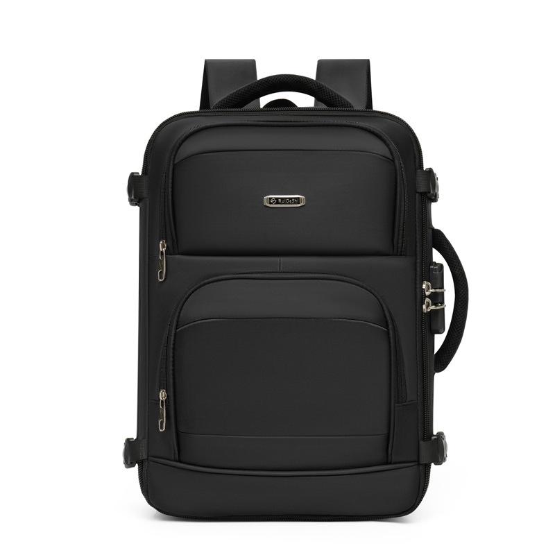 Customizable Logo Business Laptop Backpack: Multi-functional, Large Capacity, Travel-Friendly with Breathable Back Pad