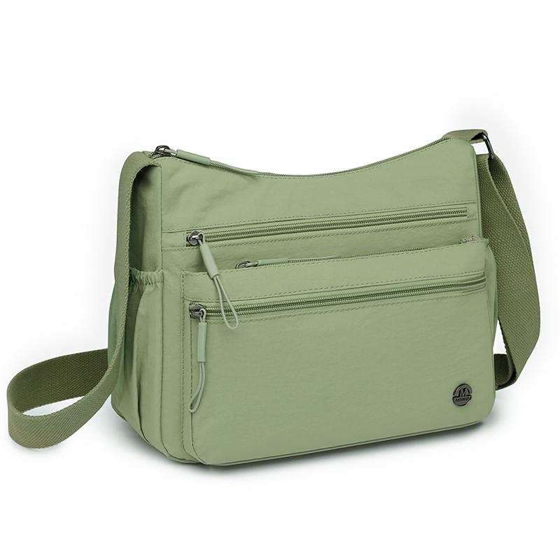Women's Waterproof Nylon Multilayer Crossbody Bag Ladies Large Capacity Handbags Purse Female Casual Shoulder Pillow Bags