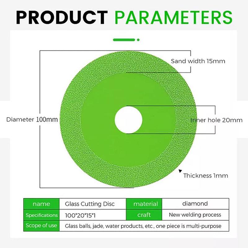 100/115/125Mm Diamond Glass Cutting Disc For  Ceramic Tile Jade  Grinding Blade Glass Cutting Sheet