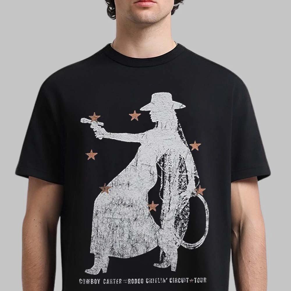 

New!!! Beyonce Cowboy Carter Tour London 2025 Shirt At Tottenham Hotspur Stadium Unisex T-Shirt XL