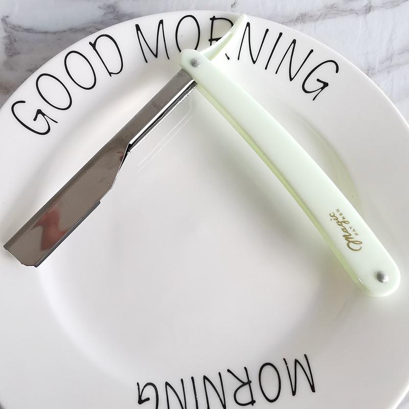 Compact Foldable Razor for Beard, Eyebrows, Sideburns, and Underarms - Face Shaving Tool