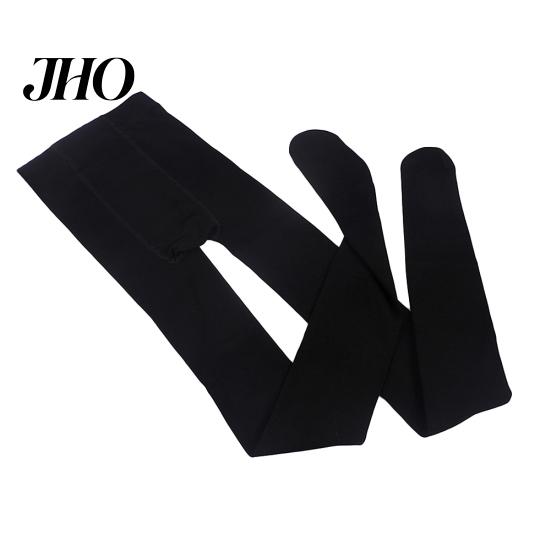 Dance Stocking Ballet Tights Professional High Elasticity Convertible Solid Color Seamless Stockings with Hole for Studio Polyester