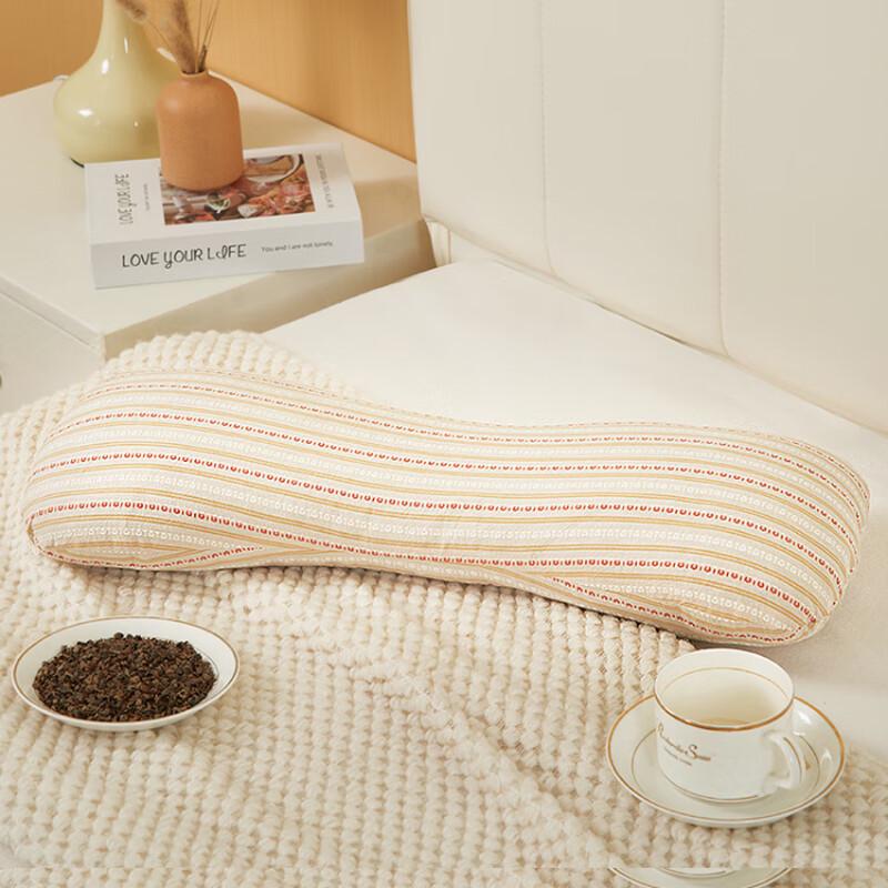 OLOMM Striped Buckwheat Ergonomic Neck Pillow