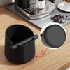 Coffee Knock Box Shock Absorbent Coffee Puck Container Knock Bin for Espresso Machine Home Cafe Countertop Waste Disposal