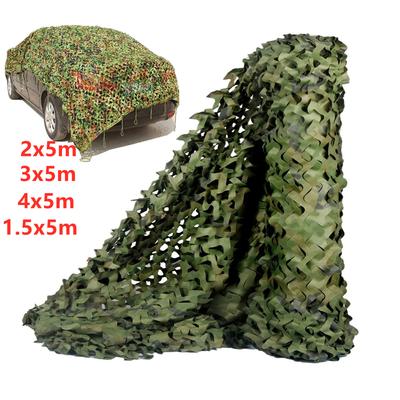 Woodland Reinforced Camouflage Net,Military Hunting Jungle for Pergola Gazebo,Garden Shade
