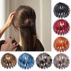 Women Retro Geometric Elastic Hair Loop Leopard Hairband Styling Accessories