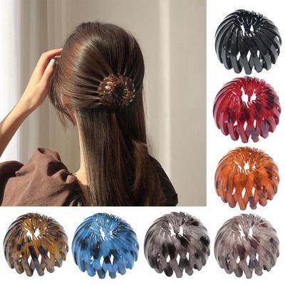 Women Retro Geometric Elastic Hair Loop Leopard Hairband Styling Accessories