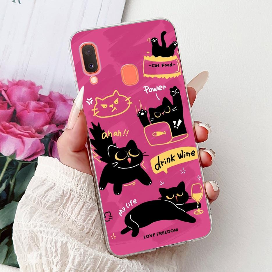 For Samsung Galaxy A20e Case SM-A202F Popular Fashion Painted Cover Soft Silicone Phone Case For Samsung A20e A202F Fundas Coque