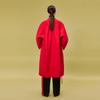 Less 2024 Spring Wool Blend Stand Collar Coat