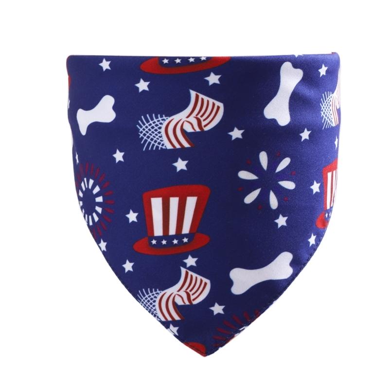 Dog Cats Neckerchief Collar Scarf Saliva Towel Pet Julycostume Accessories Dog Bandanas Soft Triangular Bibs