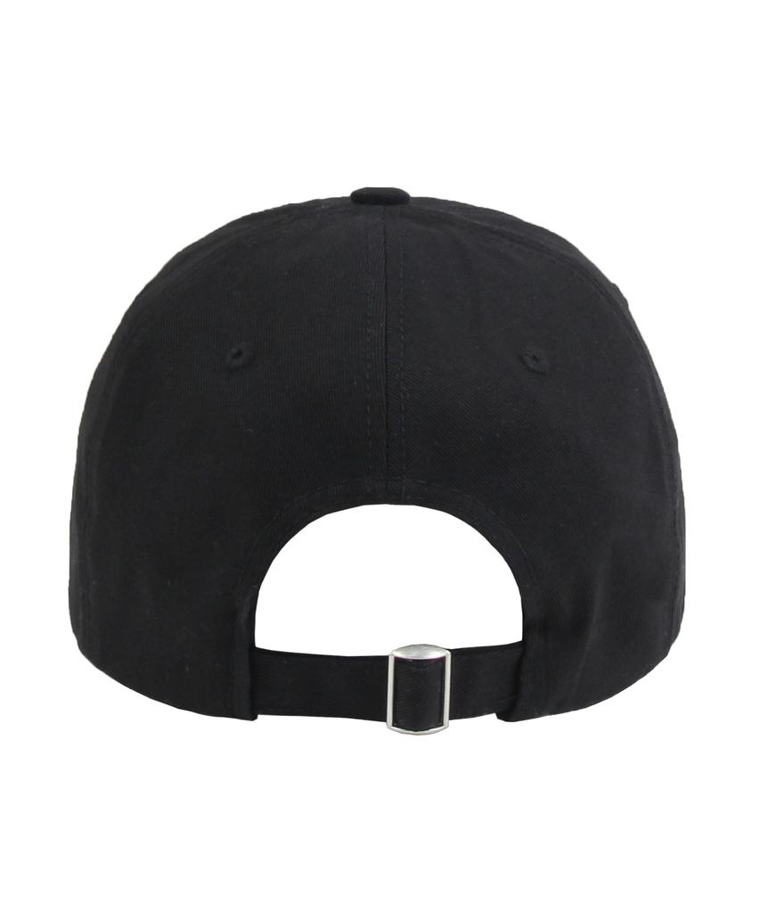 GRAVER [Unisex] Flower Dot Embroidered Ball Cap_Black