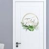 Self-Adhesive Toilet Plant Signage Sticker Waterproof WC Door Decor  Toilet